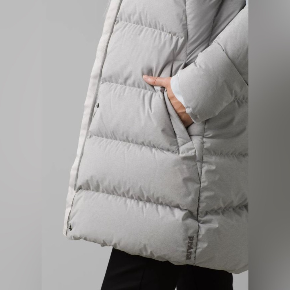 Prana Kromata Long Jacket, silver spray heather - Picture 9 of 11